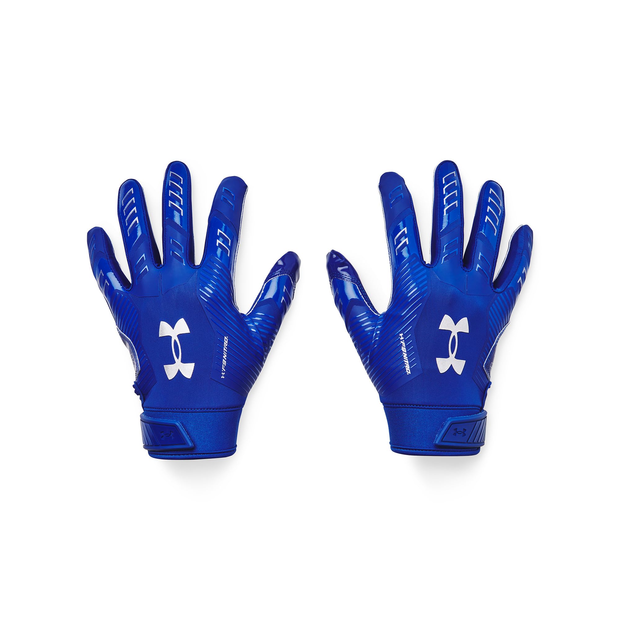

Перчатки Under Armour F9 Nitro Football Gloves, цвет Royal/Capri/Metallic Silver