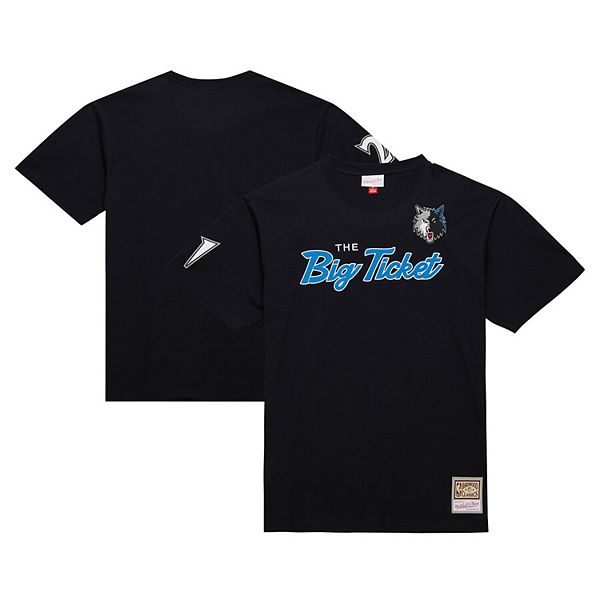 

Футболка мужская Kevin Garnett черная Minnesota Timberwolves Premium Nickname Mitchell & Ness