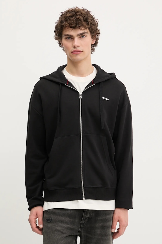 

Хлопковая толстовка Hugo, черный