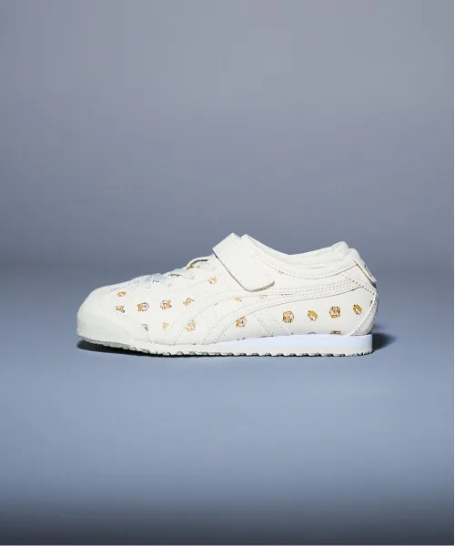 Кроссовки для детей с графикой и застежкой MEXICO 66 KIDS Onitsuka Tiger белые