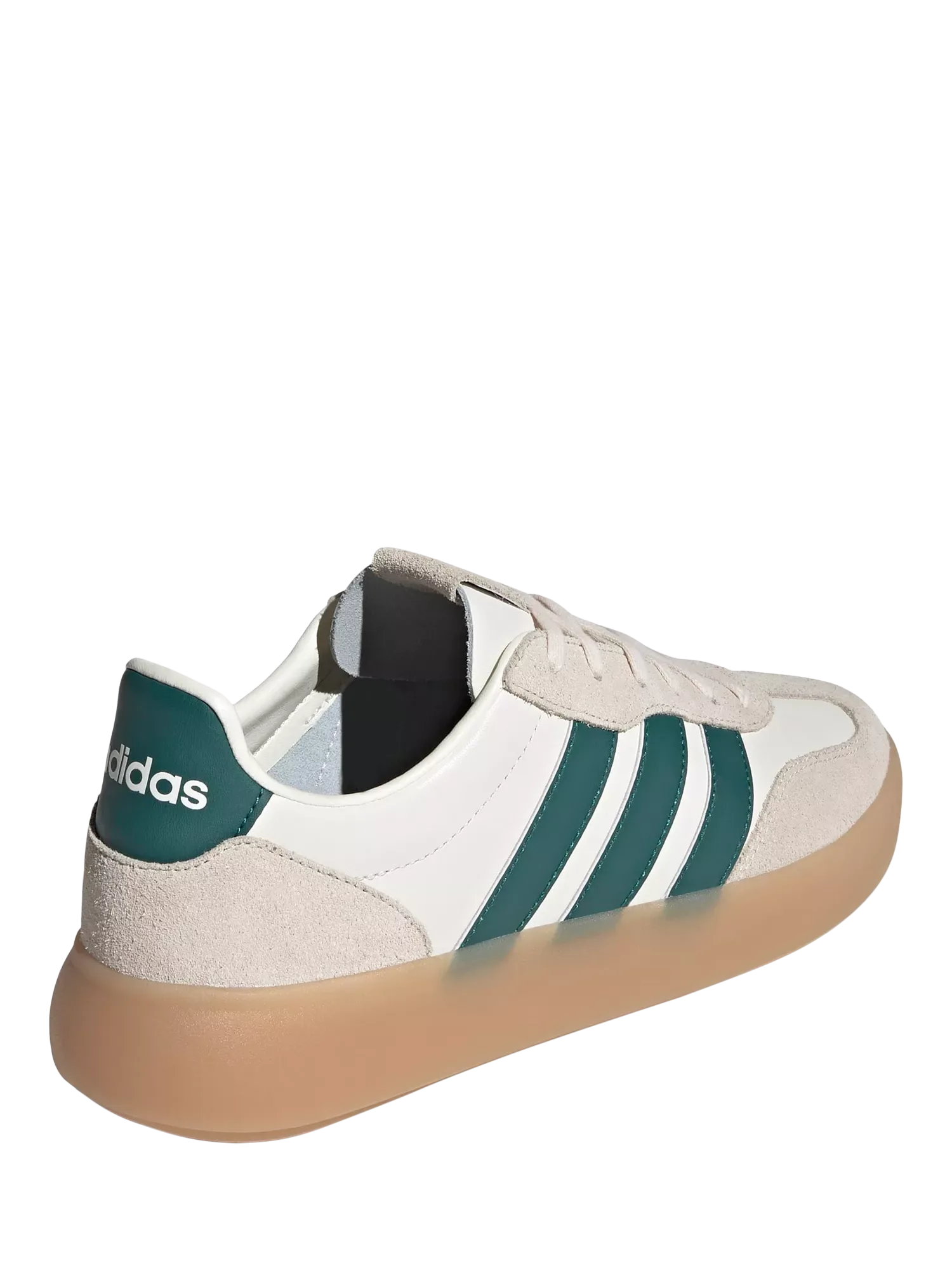 Кроссовки Barreda на шнуровке, бело-зеленые adidas — фото 3