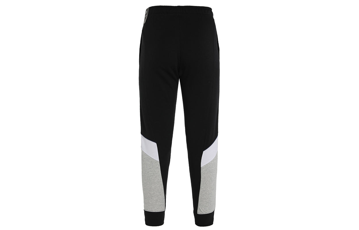 Спортивные брюки (WMNS) Nike Nsw heritage jgger Flc Colorblock Casual Sports Splicing Bundle Feet Knit Long Pants/Trousers Black CZ8609-010 — фото 2
