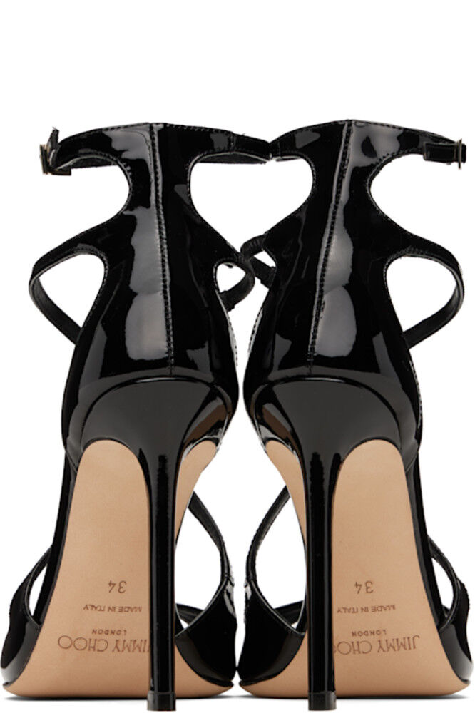 Черные босоножки на каблуке Azia 110 Jimmy Choo — фото 2