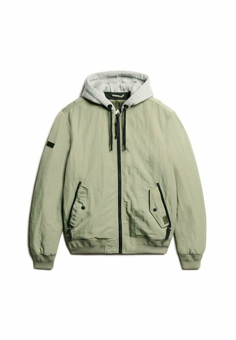 

Легкая куртка MILITARY HOODED MA1 Superdry, зеленый