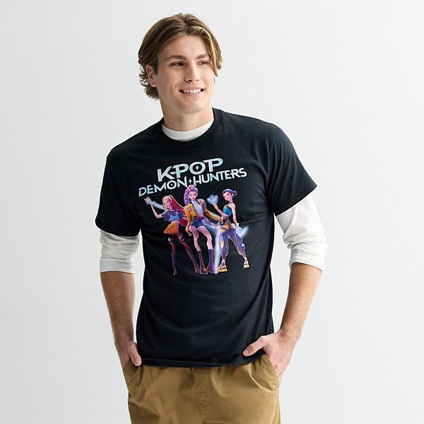 

Футболка с принтом Men's k-pop demon hunters Licensed Character