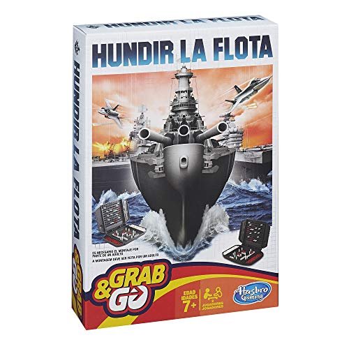 

Hasbro Gaming — Sink The Fleet, Travel Game (B09951750) [может быть не на английском языке] Испанская/португальская версия, многоцветная