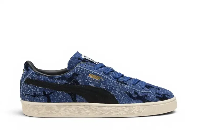 Кроссовки Puma Suede Flock, синий