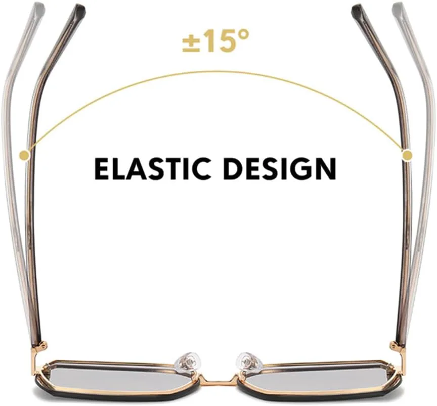 

Солнцезащитные очки для женщин с крупной оправой, градиентная металлическая оправа, дорожные солнцезащитные очки для мужчин, защита от УФ-излучения UV400 HDUBFY, 1