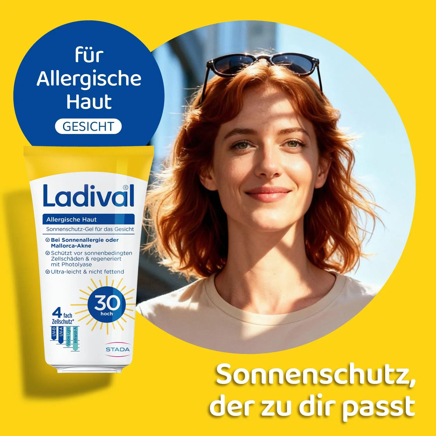 Солнцезащитный гель для лица Ladival Extreme SPF 30, 50 мл ‎Ladival — фото 3