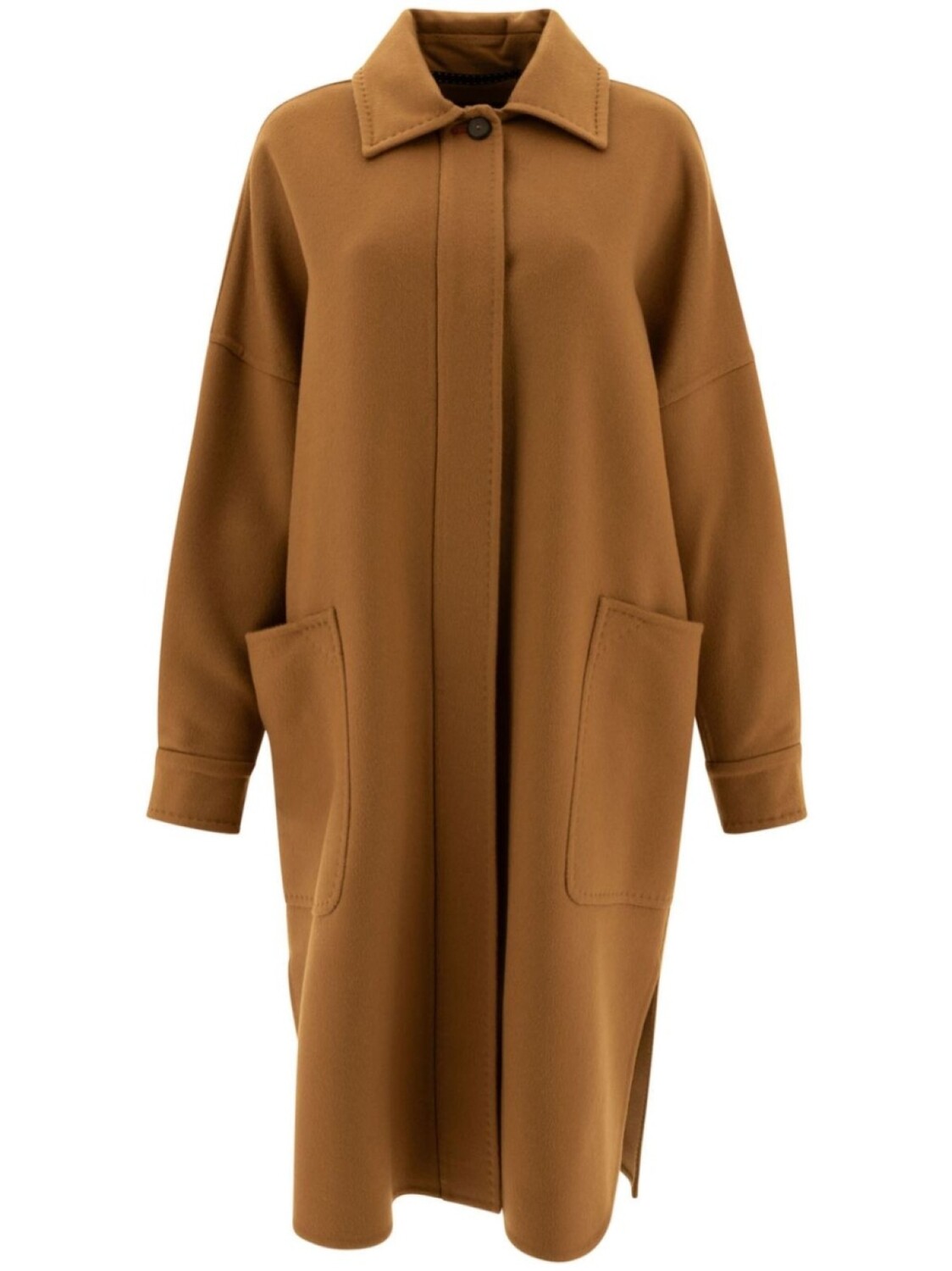 

Пальто Max Mara кашемировое большого размера, коричневый
