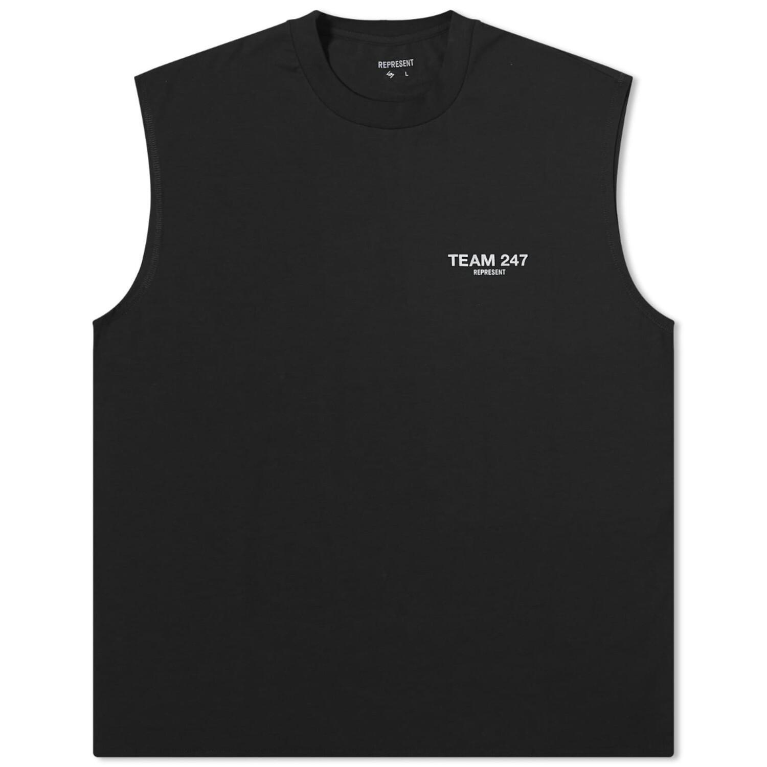

Футболка Represent Team 247 Oversized Tank, цвет Jet Black