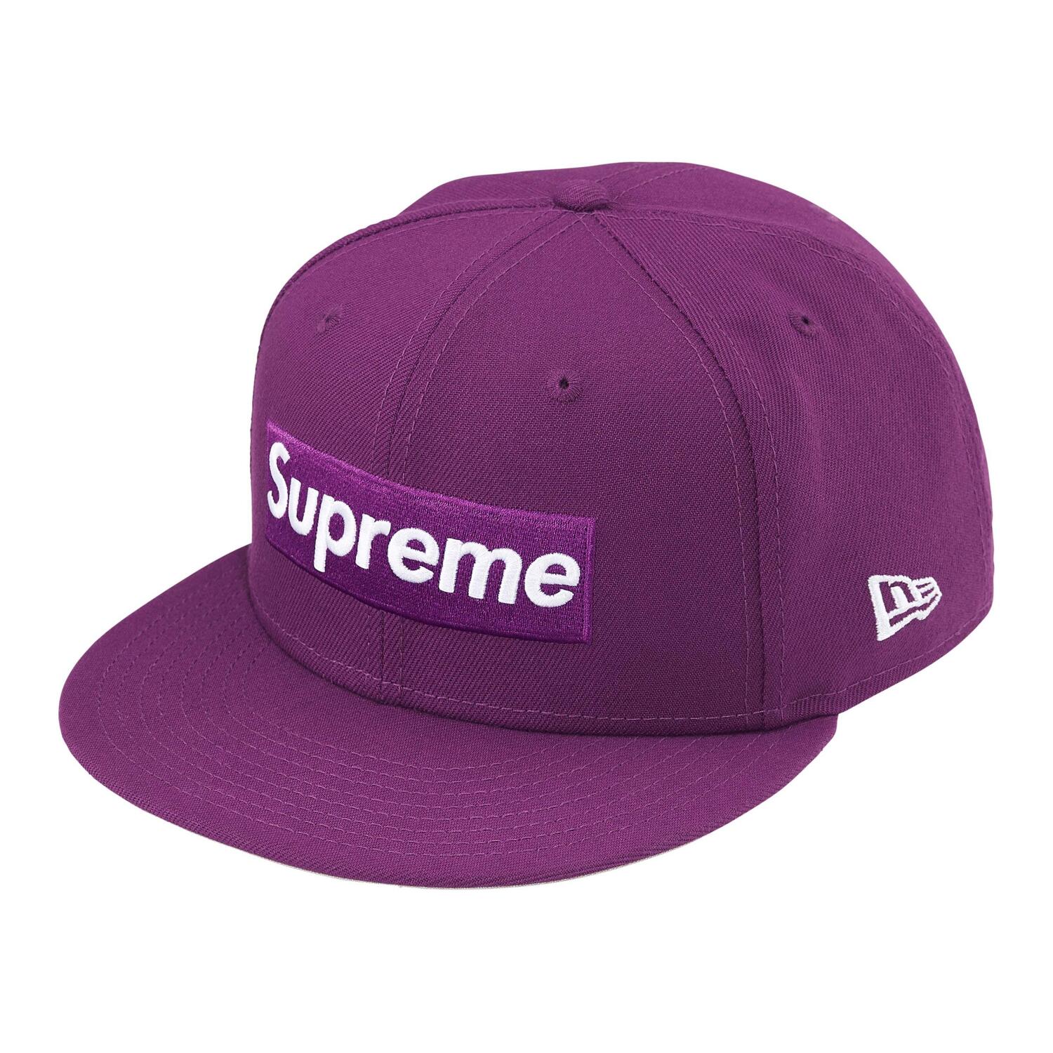 

Supreme Новая эра бейсболка унисекс морской синий камуфляж красный черный фиолетовый желтый, Purple