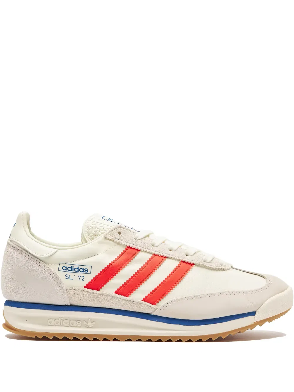 Низкие кроссовки SL 72 в полоску Adidas, нейтральный
