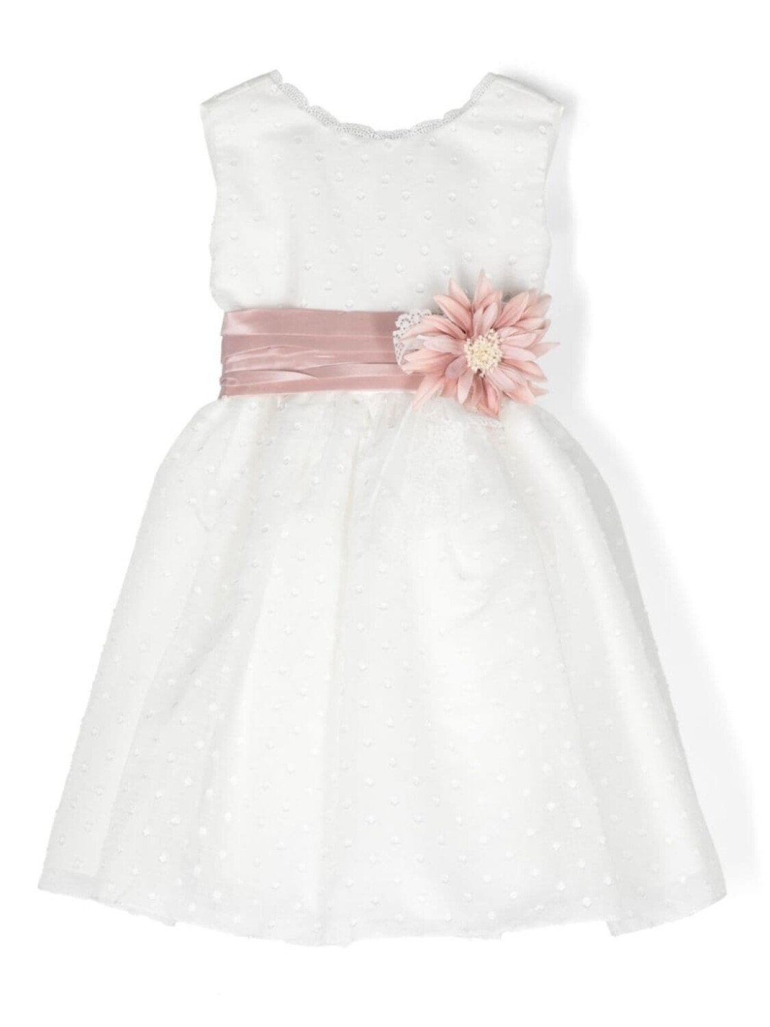 

Amaya платье с цветочной аппликацией и вышивкой, белый