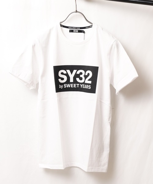 

SY32 by SWEET YEARS Футболка, кроп, бренд Sweet Years, цвет белый