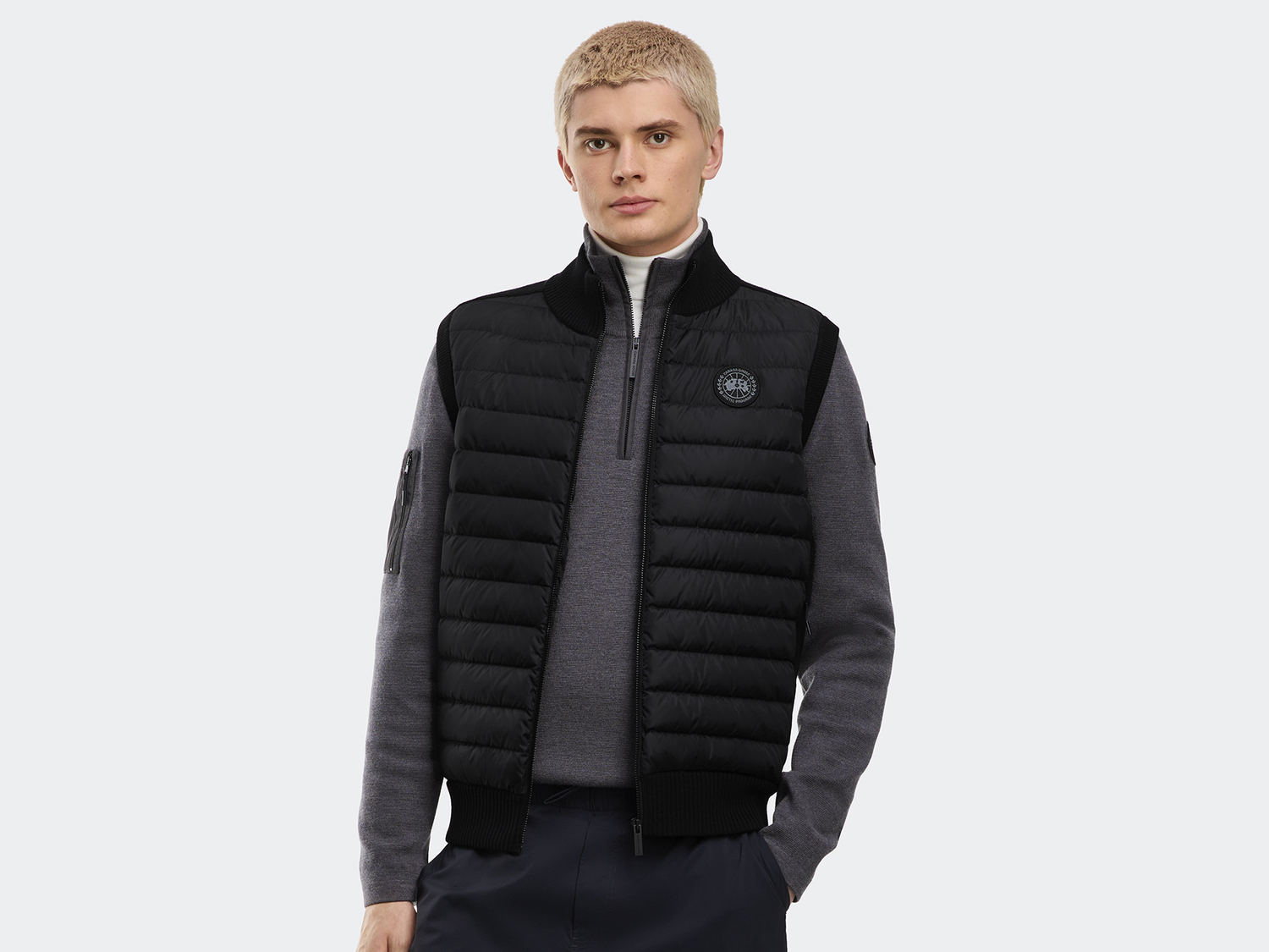 

Жилет Canada Goose HyBridge Knit Black Label, черный