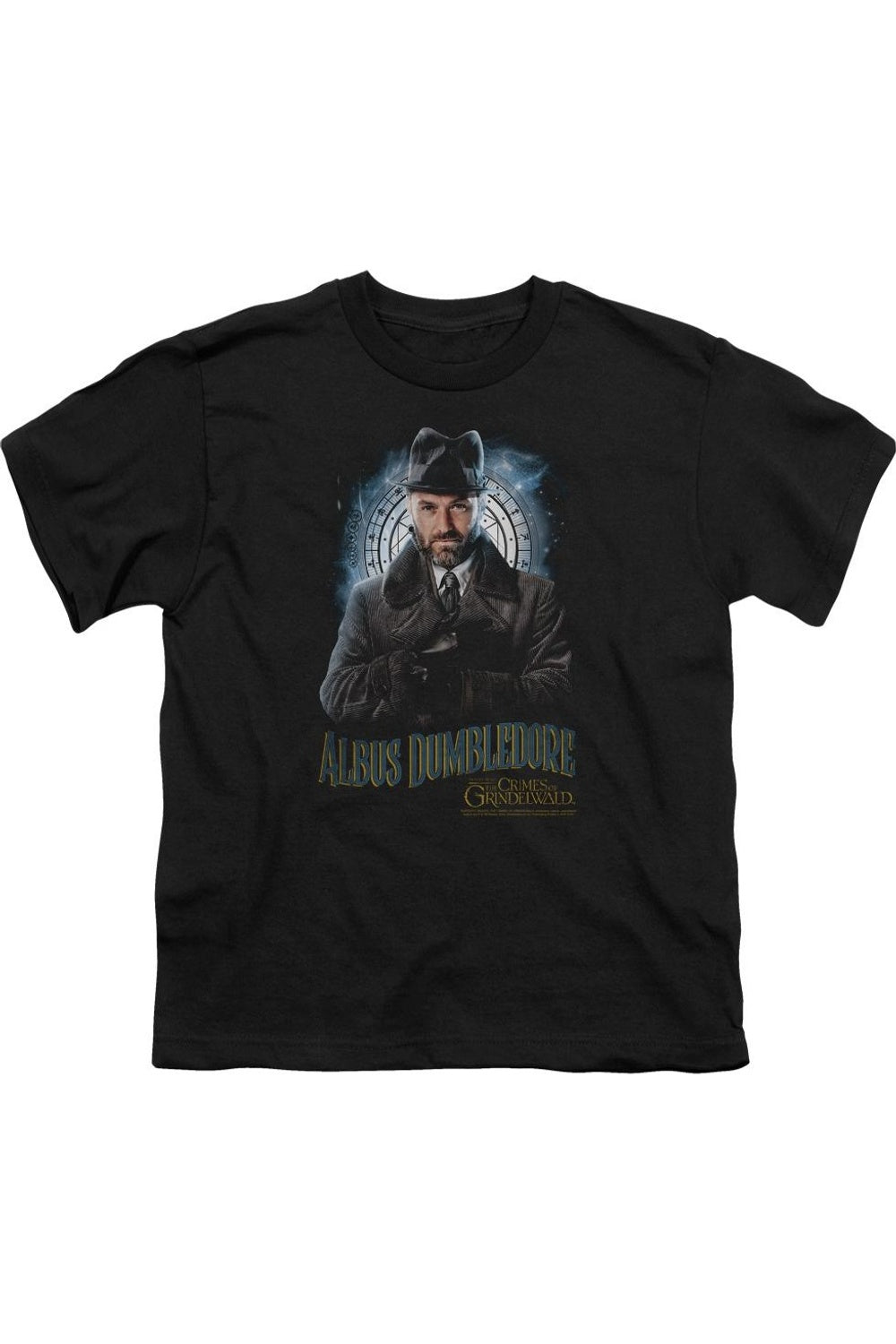 

Футболка с коротким рукавом для детей "Фантастические твари 2: Дамблдор" Gildan, черный