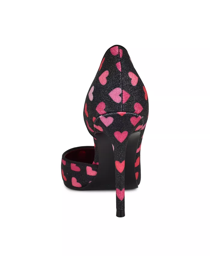 Женские босоножки-лодочки Folowe Glitter D'Orsay на шпильке Nine West, мультиколор — фото 3