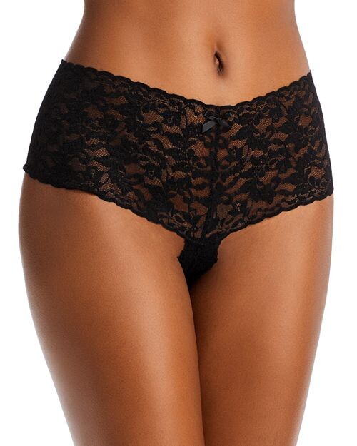 

Открытые стринги в стиле ретро Hanky Panky, цвет Black