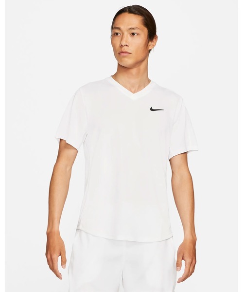 Мужская футболка NikeCourt Dri-FIT Victory, белая — фото 3