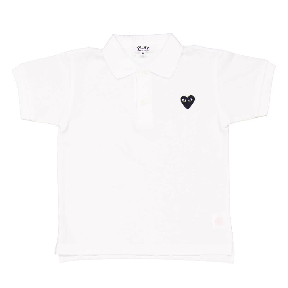 

Cdg Play Поло с логотипом в виде сердца, белый