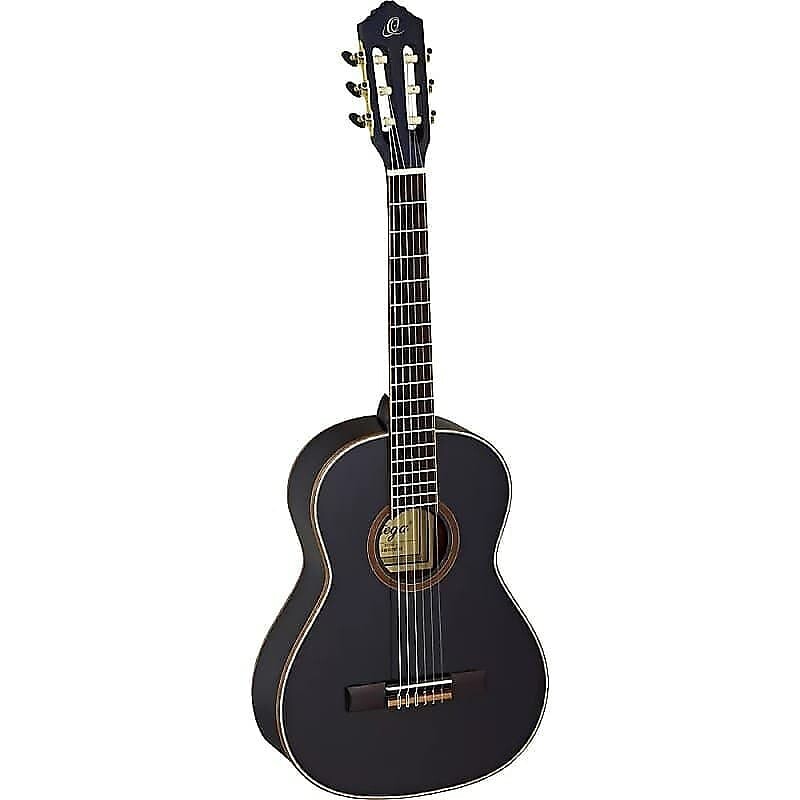 

Акустическая гитара Ortega Guitars R221BK-3/4 Family Series 3/4-Size Nylon String Guitar in Satin Black w/ Bag & Video