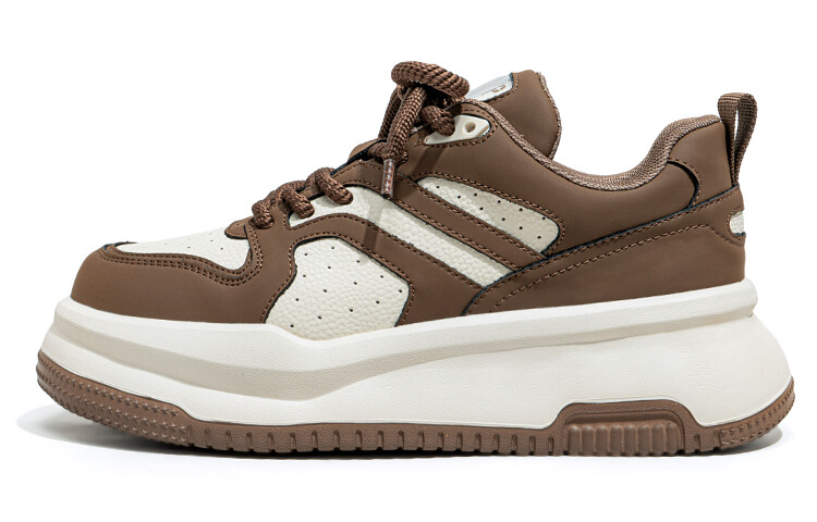 

Кроссовки La Chapelle Skateboard Low-Top, коричневый/белый