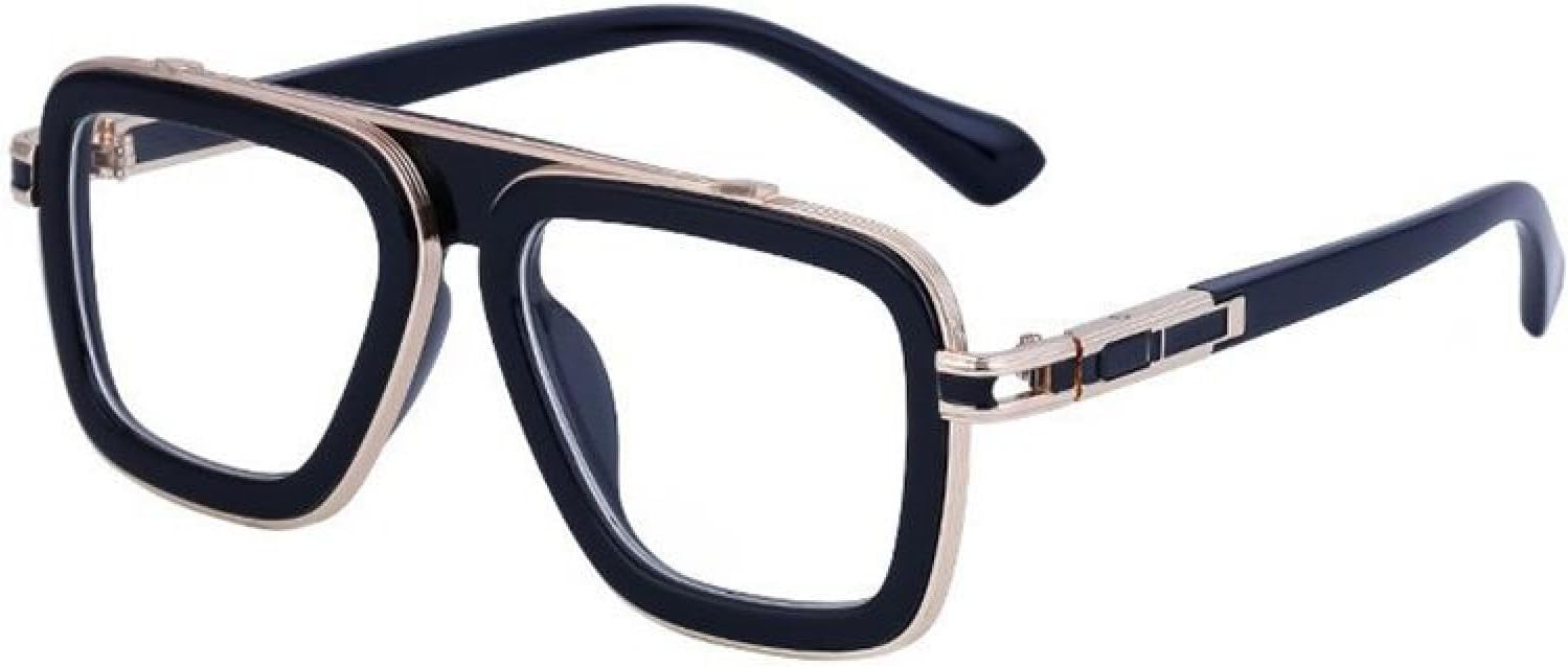 

Крупные солнцезащитные очки для мужчин, большая оправа, роскошные винтажные очки для вождения, защита от УФ-излучения UV400, стимпанк, металлическая оправа TVTBBVV, C10antibluelight