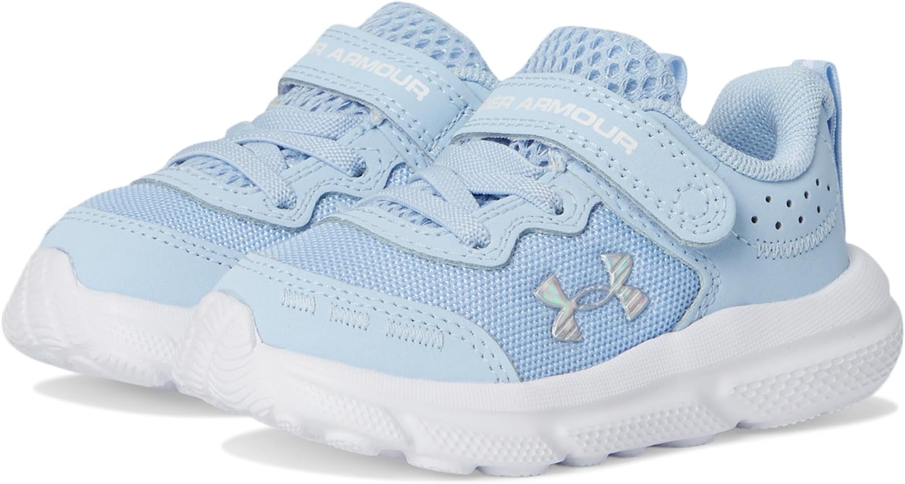 

Кроссовки Under Armour Kids Assert 10 Alternate Closure Sneaker, Nimbus Blue/Nimbus Blue/Iridescent
