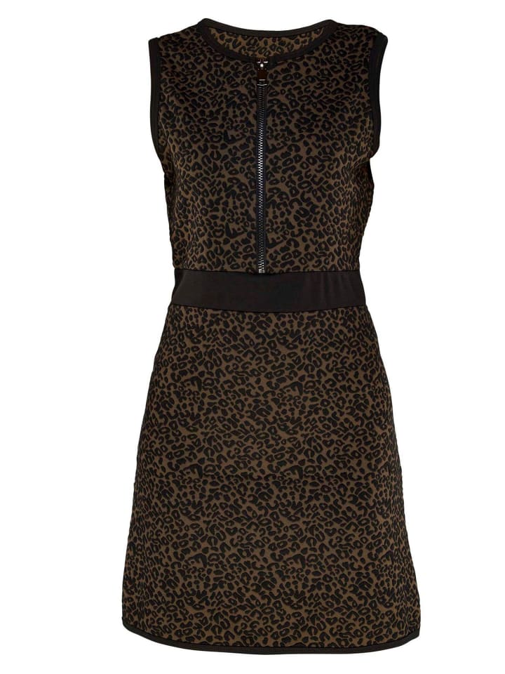 

TOOCHE Платье «Париж» коричневого цвета