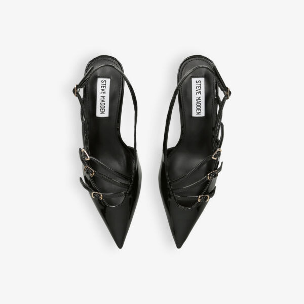 Туфли Liana из лакированной кожи с несколькими ремешками Steve Madden, черный — фото 2