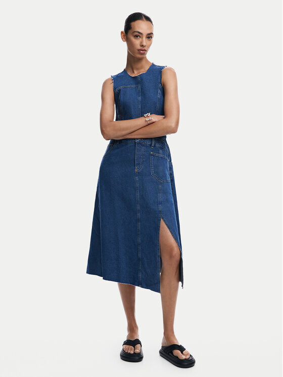 

Джинсовое платье стандартного кроя Desigual, синий
