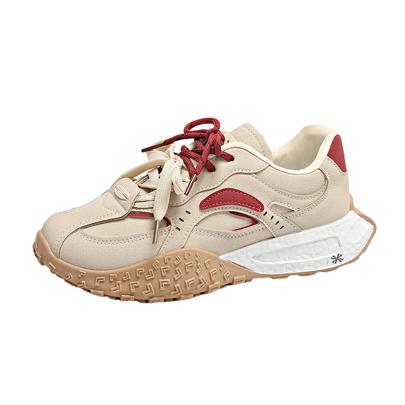 

Износостойкая противоскользящая детская обувь для подростков YUZHAOLIN, бежевый/бордовый