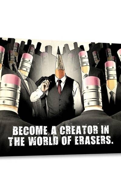 

Картина на холсте Hustling Sharks THE CREATOR, черный