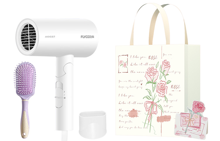

Фен FH6276 1800Вт Высокоскоростной Flyco, FH6276 Valentine's Day Gift Bag Set