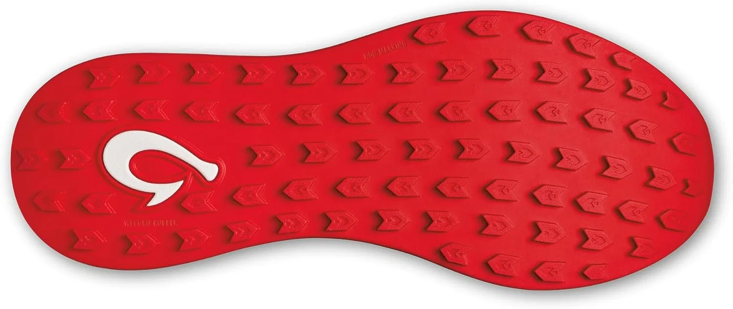 Кроссовки для гольфа мужские OLUKAI Sterling/Bright Red — фото 3