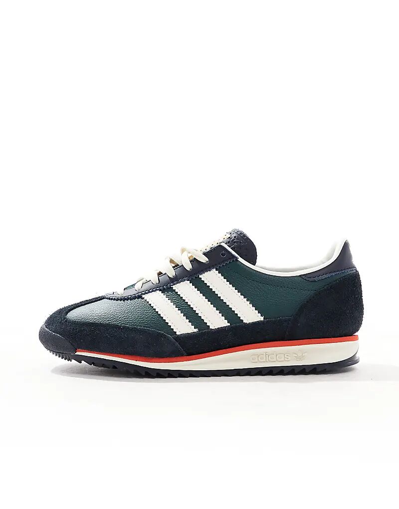 Кроссовки SL 72 OG темно-синего и белого цветов adidas Originals — фото 2