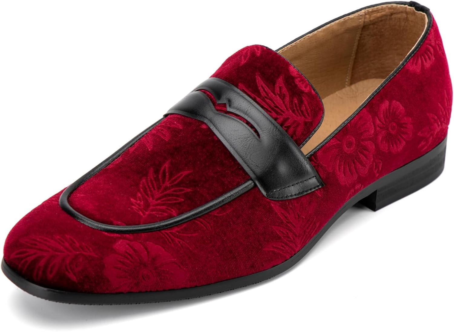 

Мужские лоферы Meijiana из искусственной кожи с отделкой кисточками, без застежки, туфли-слиперы, красный