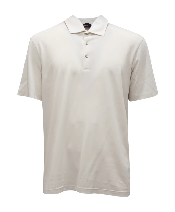 

Футболка-Поло из крепа Herno, белый