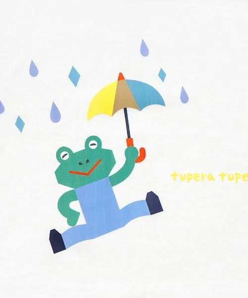 Детская футболка 10mois × tupera tupera с принтом, белая — фото 3