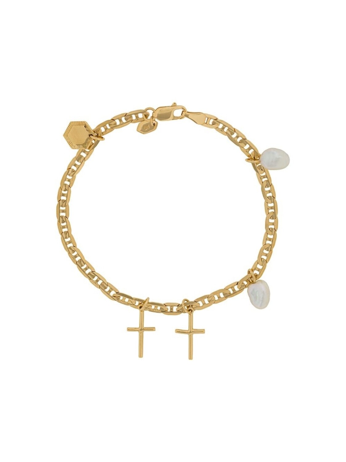 

Браслет Cross Charm с подвесками Maria Black, золотой