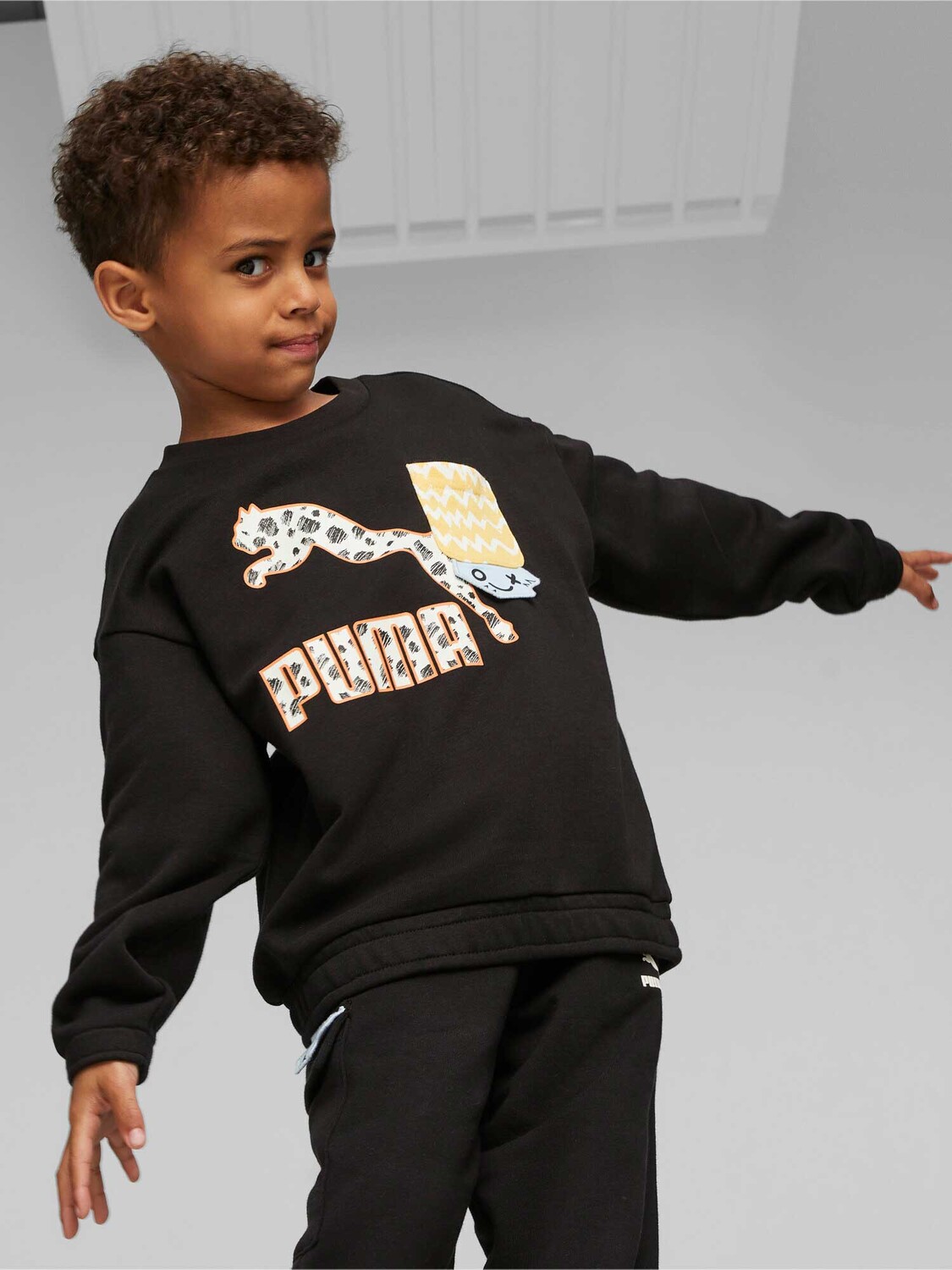 

Блуза Puma CLASSICS MIX MTCH Crew TR, черный