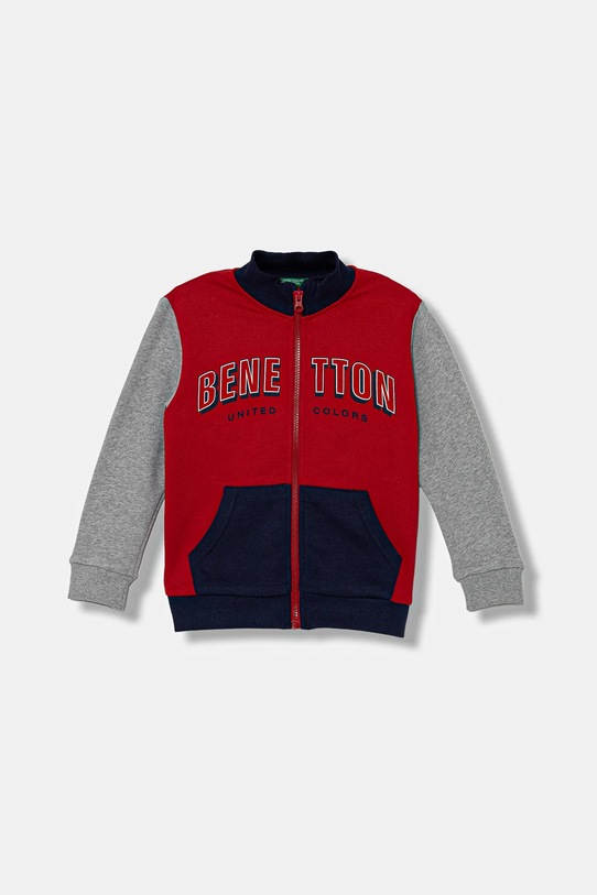 

Детская хлопковая толстовка United Colors Of Benetton, красный