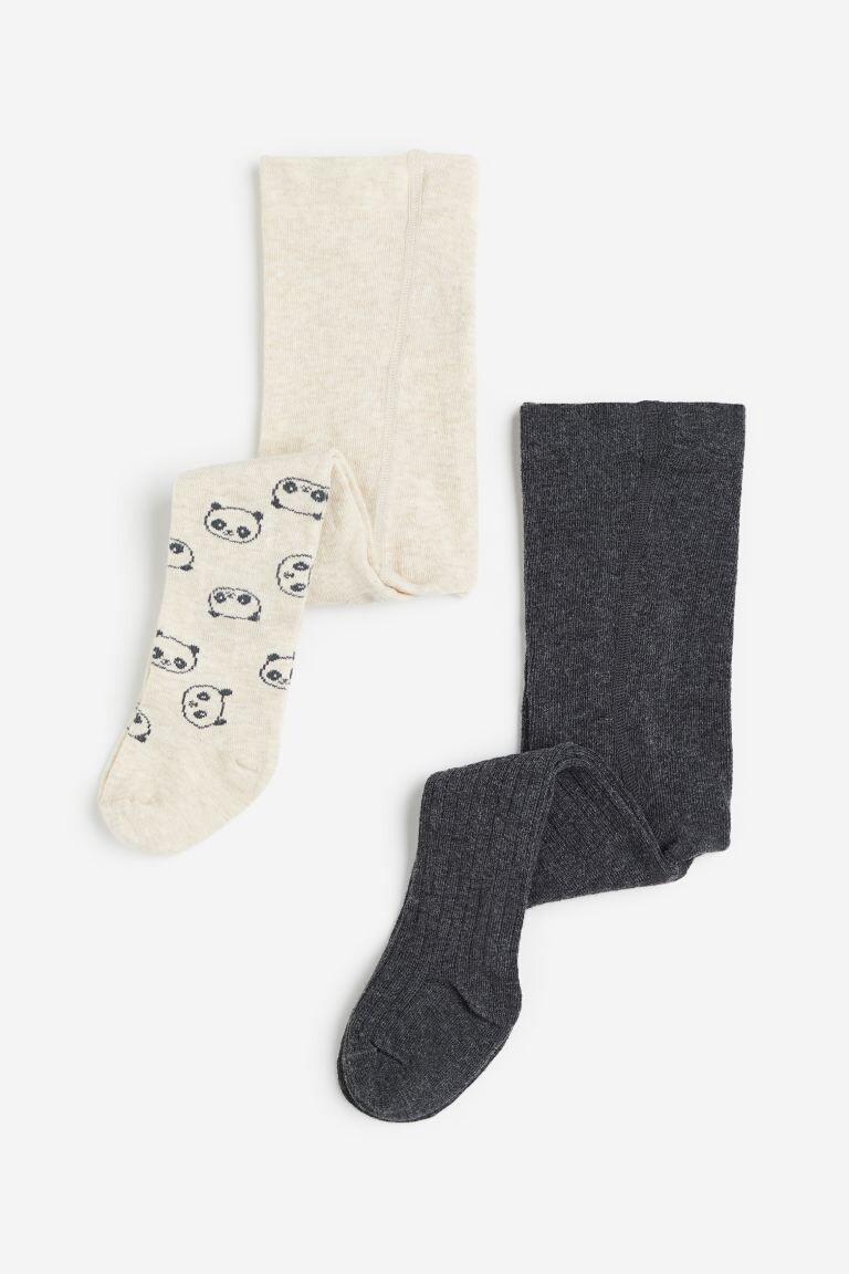 

2 упаковки колготок H&M, бежевый