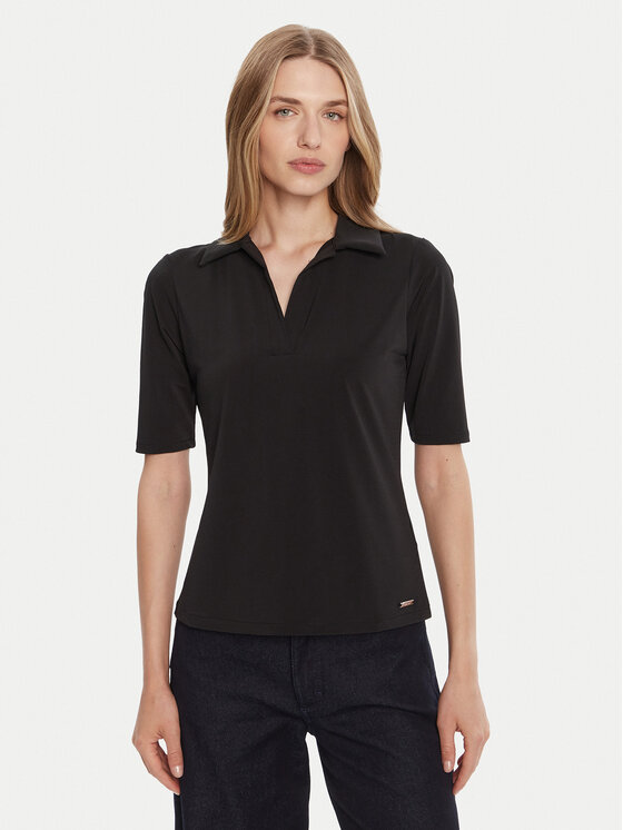 

Поло slim fit LV044C221G Calvin Klein, чёрный