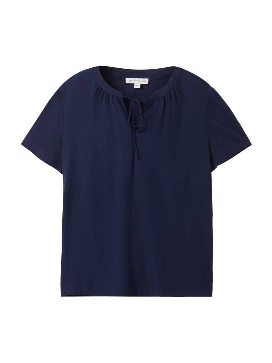 

Блузка с коротким рукавом TOM TAILOR Blouse, темно-синий