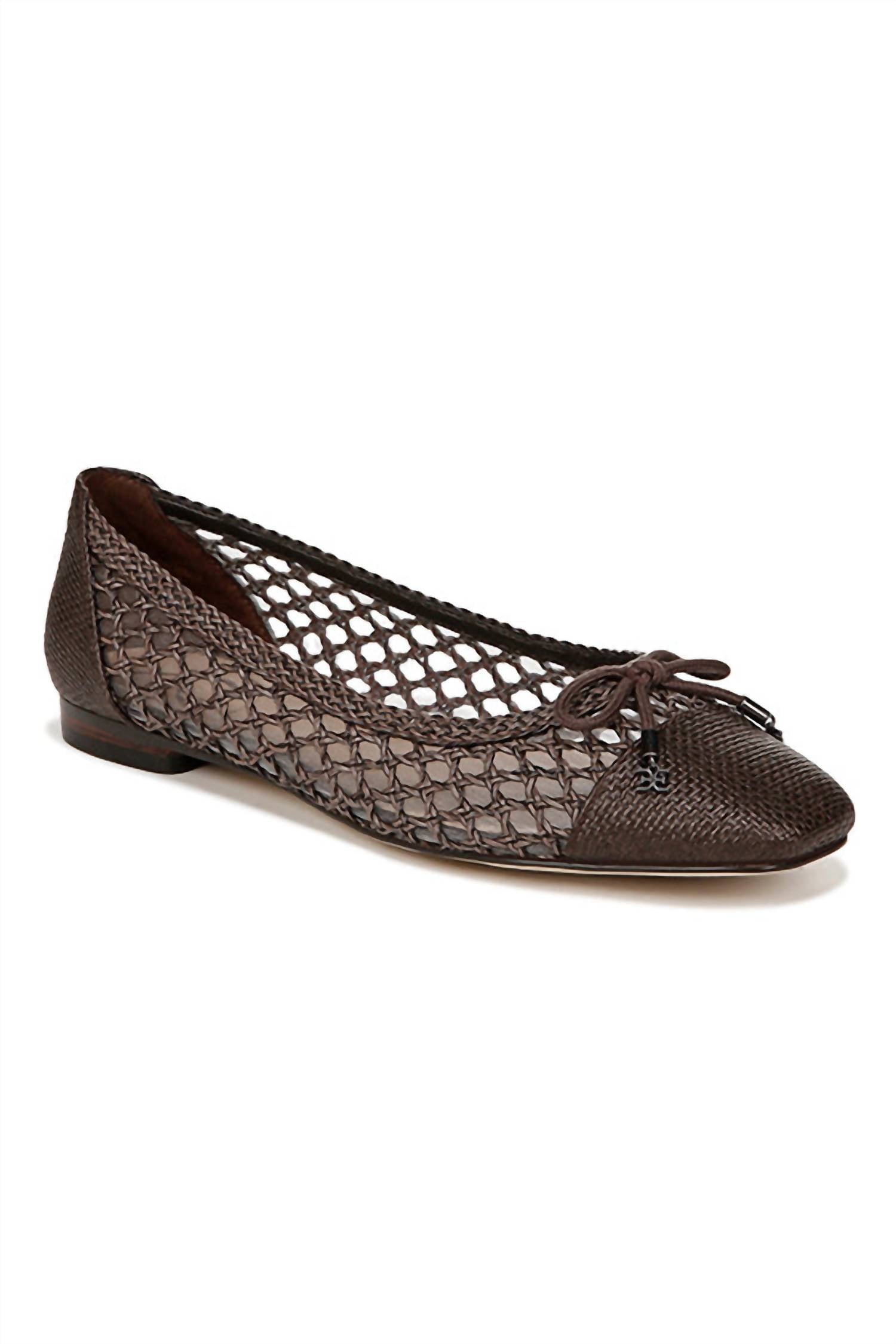 Женские балетки May в цвете пинто-браун Sam Edelman, коричневый