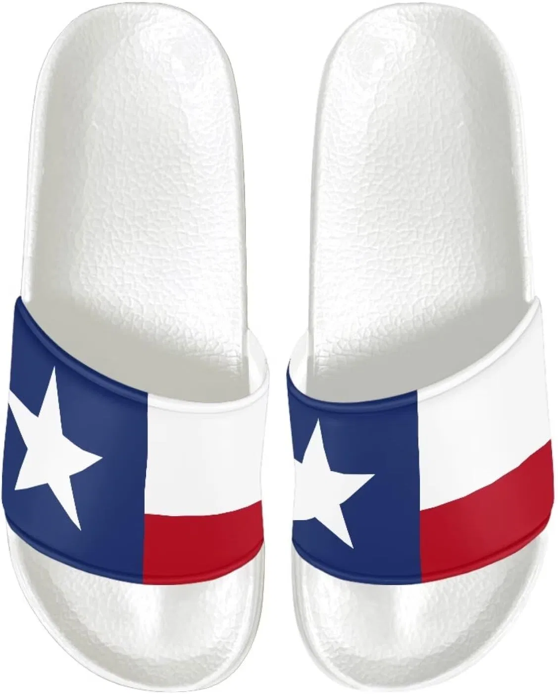 Сандалии мужские легкие, Cloud, белая подошва, Texas Flag Vuriqeby