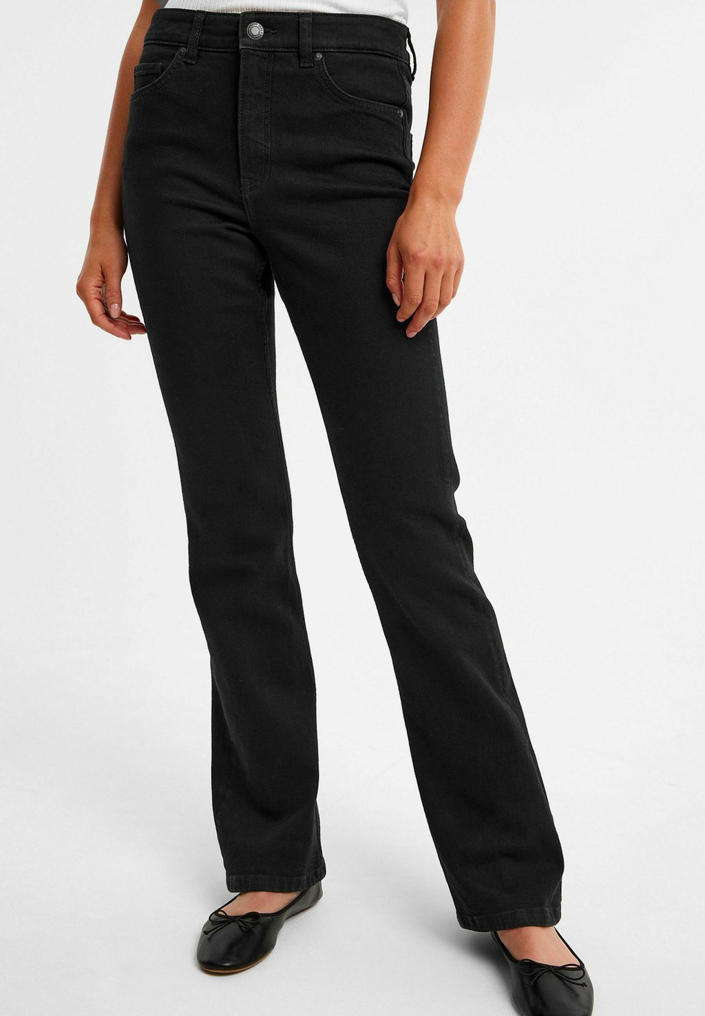 

Расклешенные джинсы REGULAR WAIST Kappahl, черный