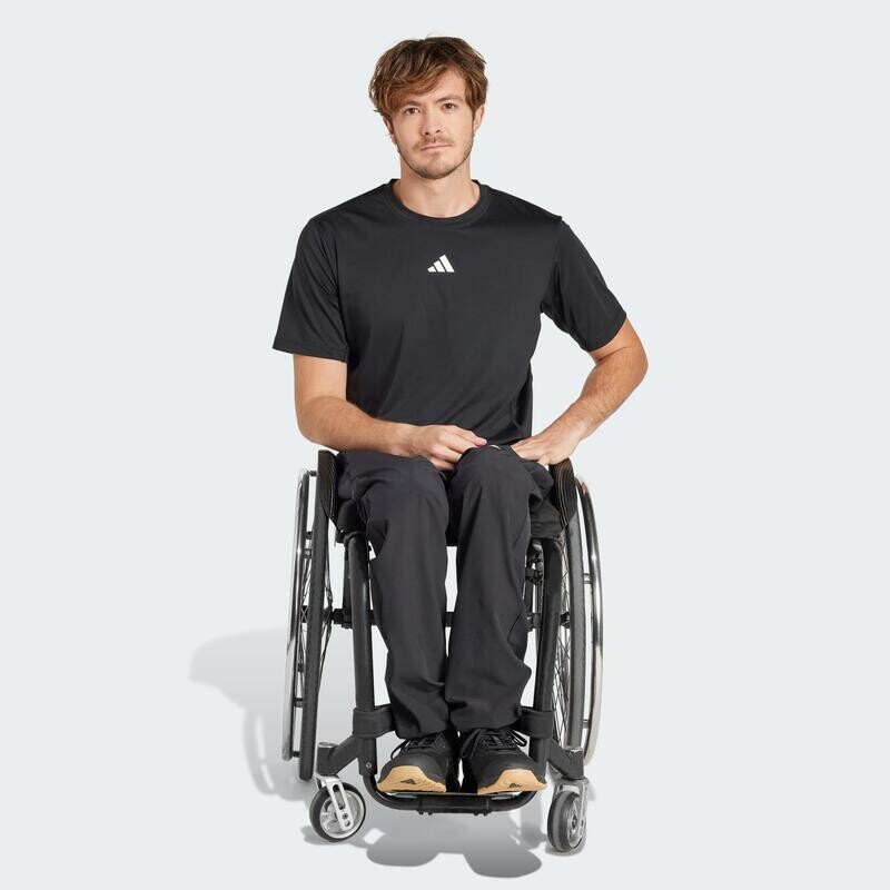 

Спортивная футболка Adidas, черный/белый